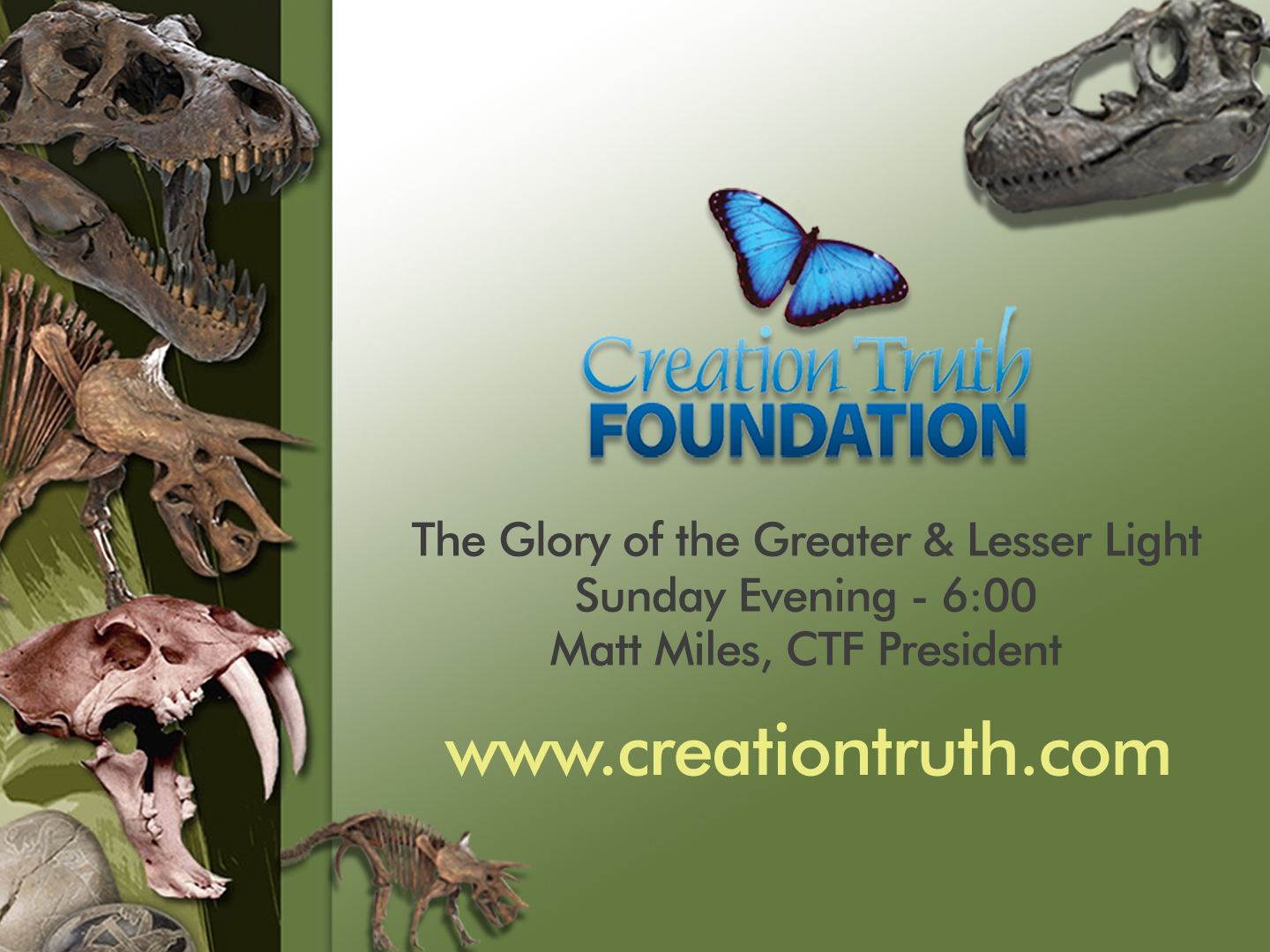 Truth Foundation Creation Truth Foundation: The Glory of the Greater & Lesser Light ...